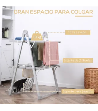 Tendedero Eléctrico Plegable