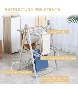 Tendedero Eléctrico Plegable