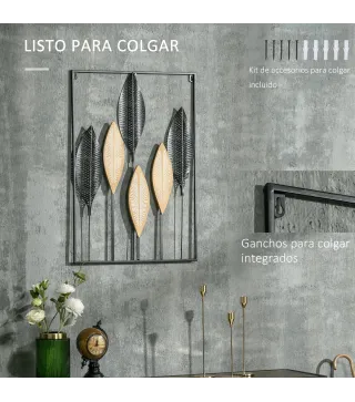 Decoración Pared Metálica