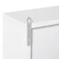 Armario de Baño con Espejo con 2 Puertas y Balda Ajustable Mueble Colgante de Estilo Moderno 48x14,5x45 cm Blanco