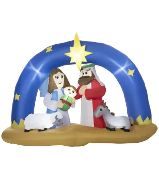 Decoración Navideña Inflable