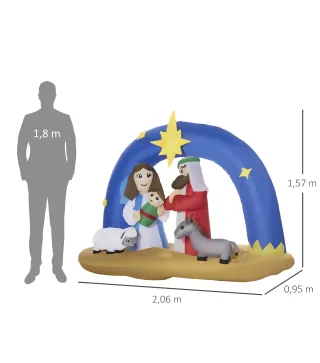 Decoración Navideña Inflable