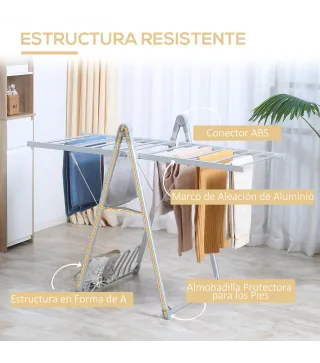 Tendedero Eléctrico Plegable