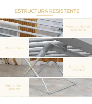 Tendedero Eléctrico Plegable