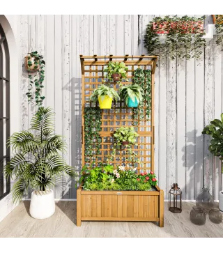 Jardinera con Enrejado