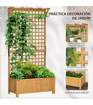 Jardinera con Enrejado