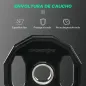 Conjunto de 2 Discos de Pesas de 5 kg con Orificio de 50 mm para Entrenamiento de Fuerza Ø24x3,5 cm Negro