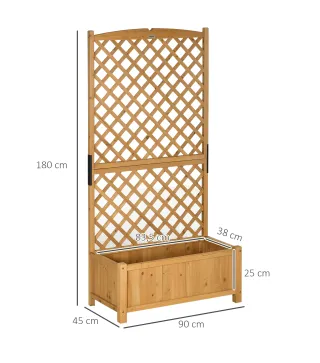 Jardinera con Enrejado