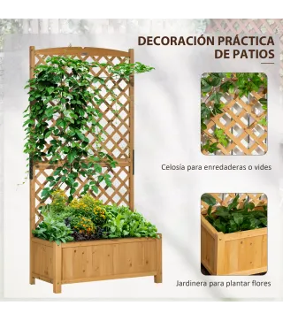 Jardinera con Enrejado