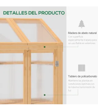 Invernadero de Madera