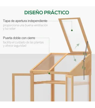 Invernadero de Madera