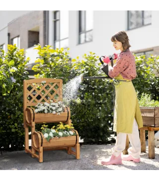 Jardinera con Enrejado