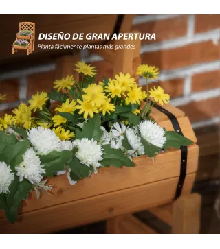 Jardinera con Enrejado