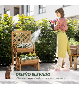 Jardinera con Enrejado