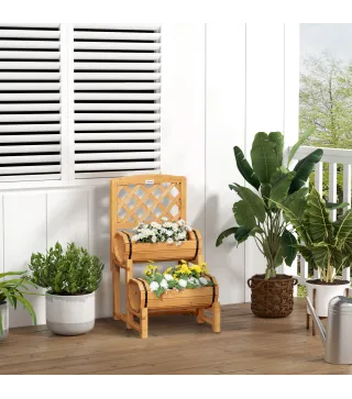 Jardinera con Enrejado