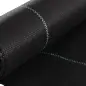 Malla Geotextil 2x25 m Malla de Jardín contra Malas Hierbas 60 g/m² Rollo de Malla Antimaleza Negro