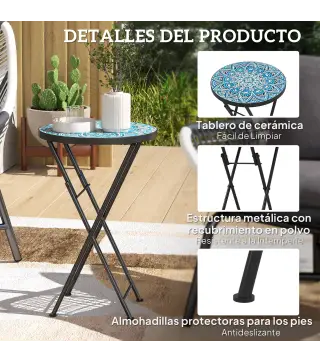 Mesa Auxiliar Jardín