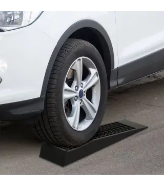 Conjunto de 2 Rampas para Coche de Plástico Rampas Portátiles Carga de hasta 3 Toneladas Rampas para SUV Furgonetas