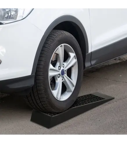 Conjunto de 2 Rampas para Coche de Plastico Rampas Portatiles Carga de hasta 3 Toneladas Rampas para SUV Furgonetas