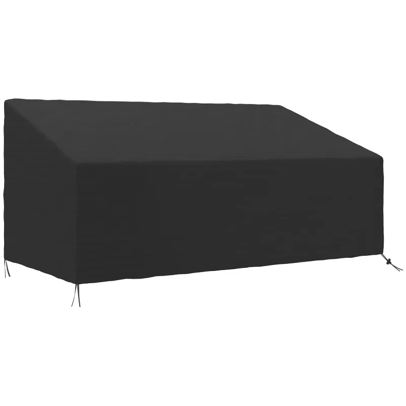 Funda para Banco de Jardín de 3-4 Plazas Tela Oxford 600D con Recubrimiento Impermeable para Terraza 218x111x63/101 cm Funda para Banco de Jardín de 3-4 Plazas Tela Oxford 600D con Recubrimiento Impermeable para Terraza 218x111x63/101 cm