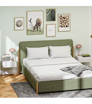 Juego de 2 Mesitas de Noche Colgantes Mesillas de Noche para Dormitorio con Cajón 43x36,5x30,5 cm Blanco