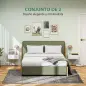 Juego de 2 Mesitas de Noche Colgantes Mesillas de Noche para Dormitorio con Cajón 43x36,5x30,5 cm Blanco