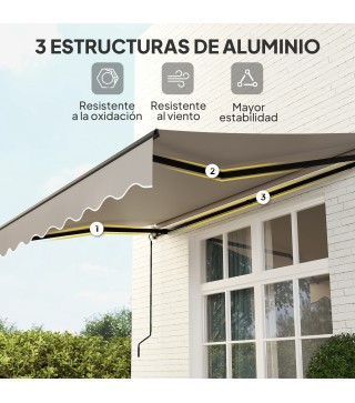 Toldo Manual Retráctil