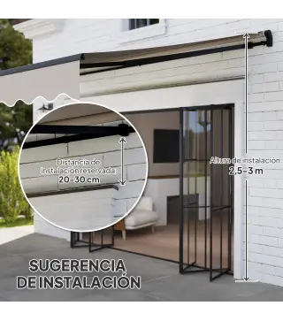 Toldo Manual Retráctil