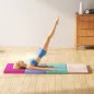 Colchoneta Gimnasia Plegable de 2 Pulgadas de Grosor con Asas de Transporte y Bolsa para Yoga Aeróbic Multicolor