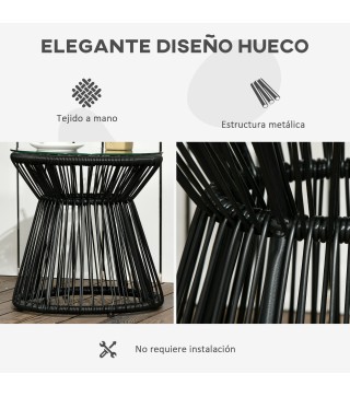 Mesa de Ratán
