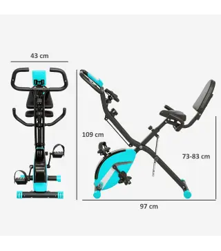 Bicicleta Estática Plegable