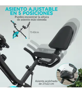 Bicicleta Estática Plegable