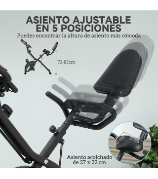 Bicicleta Estática Plegable