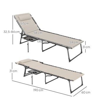Tumbona Plegable