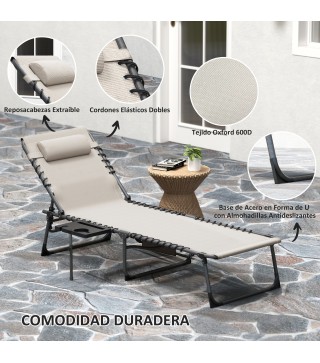 Tumbona Plegable