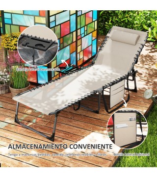 Tumbona Plegable