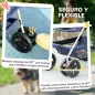 Carrito para Perros Plegable 3 en 1 con Cesta de Almacenaje Ventana de Malla y Sistema de Seguridad 76x50x102 cm Azul Carrito para Perros Plegable 3 en 1 con Cesta de Almacenaje Ventana de Malla y Sistema de Seguridad 76x50x102 cm Azul