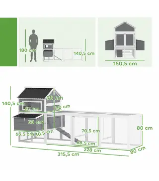 Gallinero para Exterior