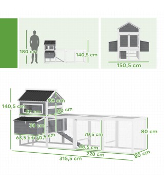 Gallinero para Exterior
