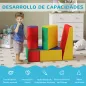 Juego de 5 Bloques de Espuma para Niños Bloques de Psicomotricidad Figuras de Construcción Multicolor