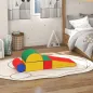 Juego de 5 Bloques de Espuma para Niños Bloques de Psicomotricidad Figuras de Construcción Multicolor