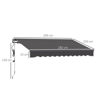 Toldo Eléctrico Retráctil
