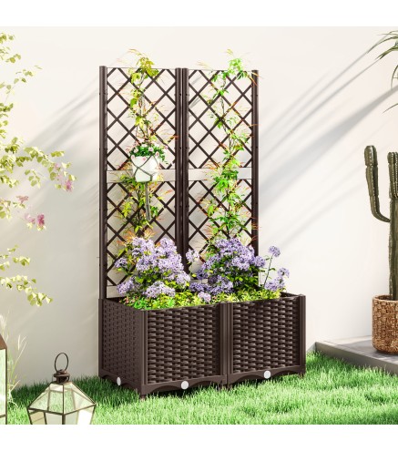Jardinera con Enrejado