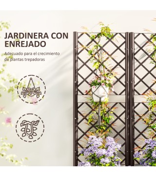 Jardinera con Enrejado