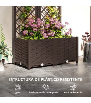 Jardinera con Enrejado