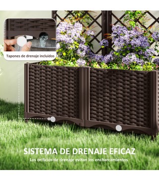 Jardinera con Enrejado