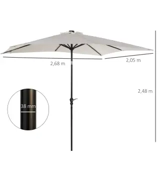 Sombrilla de Jardín