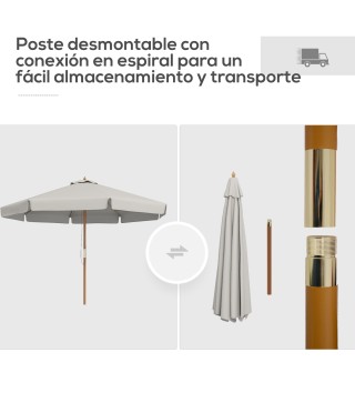 Sombrilla de Jardín