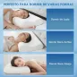 Almohada Cervical y Cuello de Espuma Viscoelástica con Diseño Ergonómico Doble Altura para Dormir de Lado y Boca Arriba