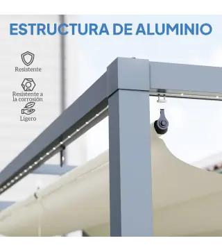 Pérgola de Aluminio